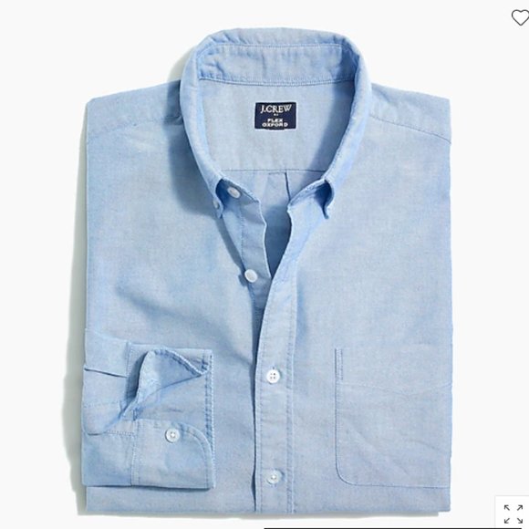 J Crew light blue flex long-sleeve button-up oxford - Picture 4 of 5
